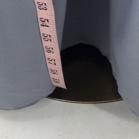 BRIDESMAID 14 1X Slate Blue  One Shoulder Sleeveless Formal Maxi Dress NEW B125 - Picture 5 of 9